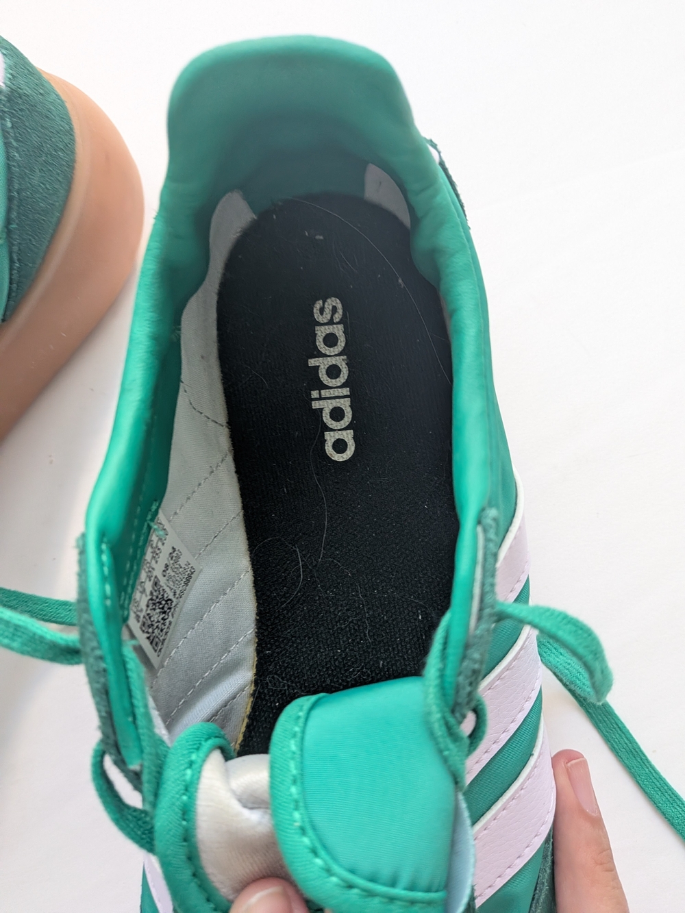 Adidas Barreda Decode Women’s 8.5 Green Suede Gum Sole - Picture 6 of 10
